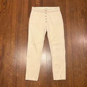 Re/done jeans with rainbow detail